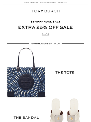 Tory Burch - Summer favorites on sale