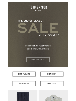 Todd Snyder - 150+ New Sale Styles Just Dropped