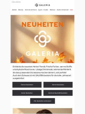 Herbstliche Neuheiten bei GALERIA 🍂