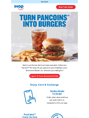 IHOP - Earning & redeeming PanCoins℠ is easy!