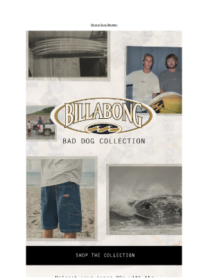 Billabong - Just Dropped: Bad Dog Collection