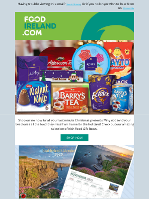 Food Ireland - Irish Festive Favorites and Gifts!