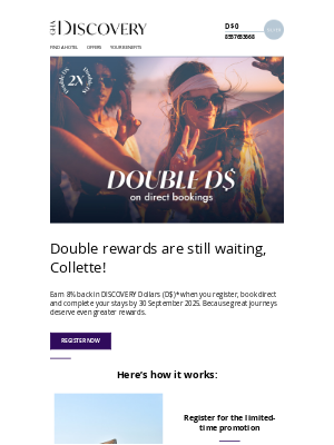 Discovery Loyalty - The clock’s ticking on Double D$