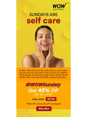 WOW Skin Science - Power Up Your Sunday with this Deal 💯