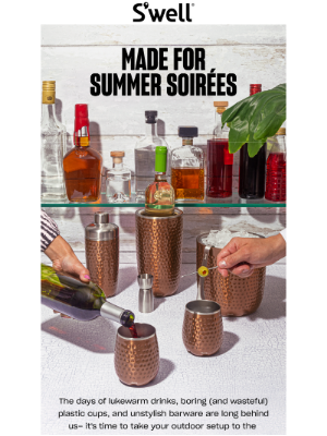 S'well Bottle - Barware That's Actually Stylish? Meet Dipped Metallic