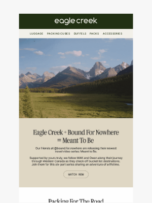 Eagle Creek - Explore Western Canada with Eagle Creek & Bound for Nowhere