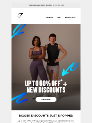 Gymshark (Australia) - Up To 60% Off* + New Discounts Added