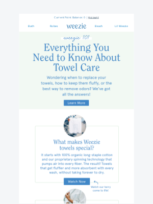 Weezie - Weezie FAQs: Tips for Fluffier, Fresher Towels