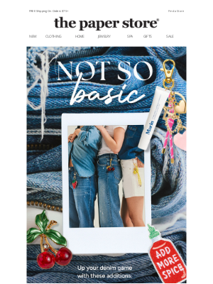 The Paper Store - A little drama for your denim ✨
