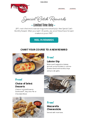 Red Lobster - This just in – NEW Crave Worthy Rewards are here!