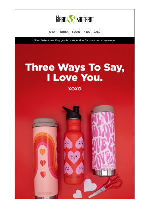 Klean Kanteen - Special Edition Valentine's Day Bottles!