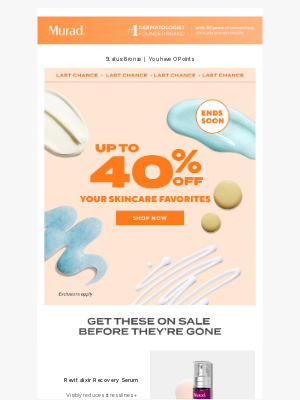 Murad - Last chance: 40% off gone-viral skincare