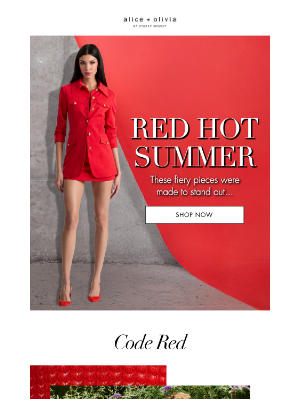 alice + olivia - Red Hot Summer 🔥