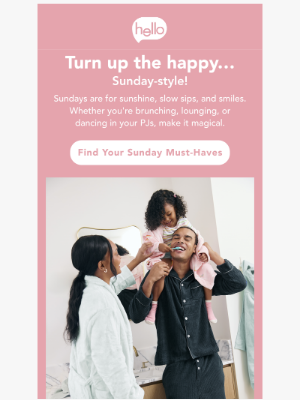 Hello Products - Make Your Sunday Magical 💛