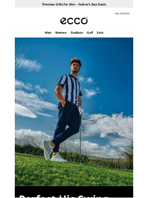 ECCO Shoes - A Hole-In-One Gift For Dad