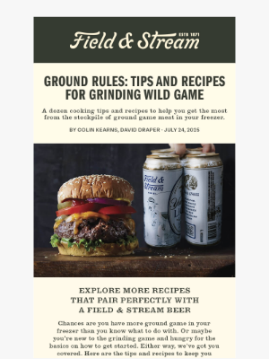 Field & Stream - From Field to Table: A Ground Game Recipe