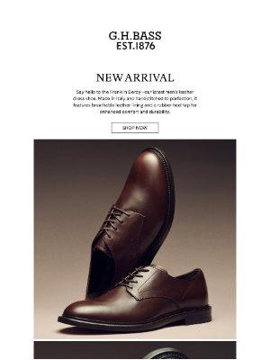 G.H. Bass & Co. - Meet the Franklin Derby Dress Shoe