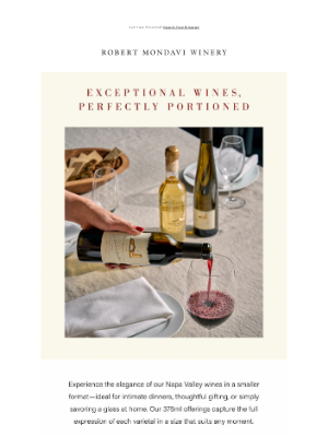 Robert Mondavi Winery - Small Bottles of Our Timeless Favorites