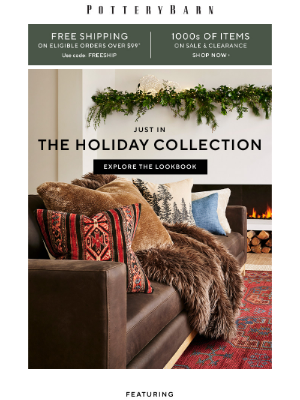 Williams Sonoma - Just in: Our Holiday Collection is here!