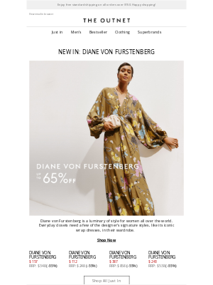 THE OUTNET - NEW IN: Diane von Furstenberg at up to 65% off