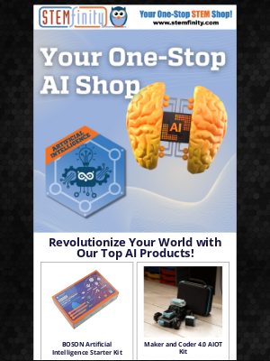 STEMfinity - Celebrate AI Day: Dive into the Future with Our AI Products!