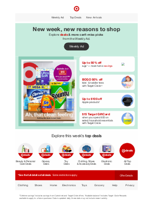 Target - Your New Weekly Ad is here.