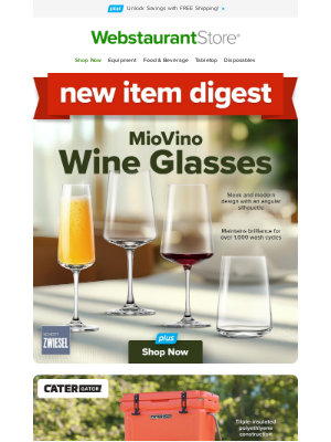 WebstaurantStore - New week. New items. See what's in.