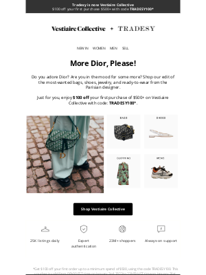 Tradesy - More Dior, please.