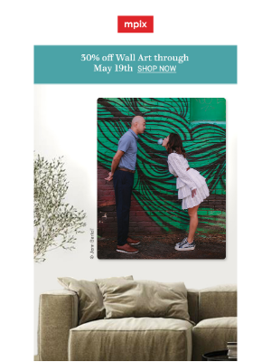 inside: 30% off wall art