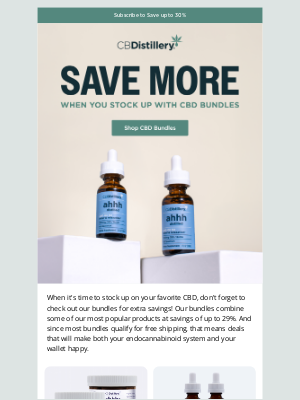 The CBDistillery - Bundle & Save