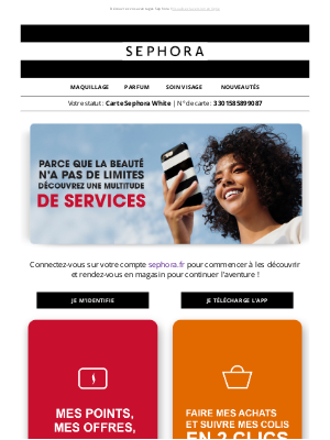 Sephora (France) - Combien font un rouge et un blush en points ?