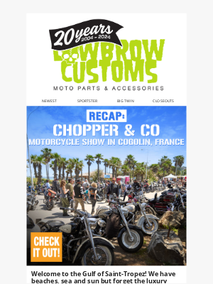 Lowbrow Customs - CHOPPER & CO. 🌴 Motorcycle Show on the French Riviera 👀