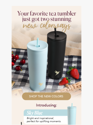 Plum Deluxe - 💙⚫ New Iced Tea Tumbler Colors Available!