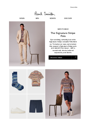 Paul Smith (United Kingdom) - Styling the Signature Stripe