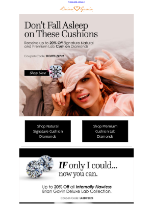 Brian Gavin Diamonds - Don't Fall Asleep On These Cushions