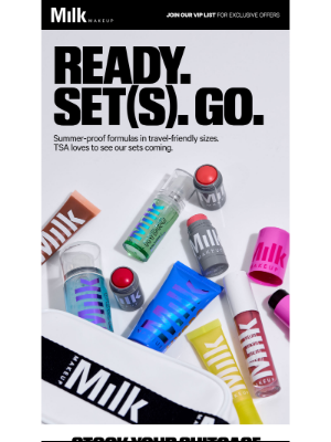 Milk Makeup - *adds to packing list*