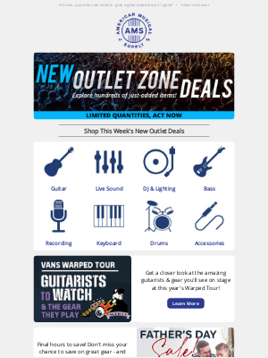 American Musical Supply - Hundreds of New Open Box Deals Are Here, Just for You!