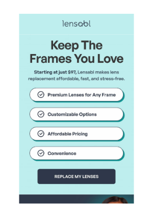 Lensabl - Keep the frames, replace the lenses