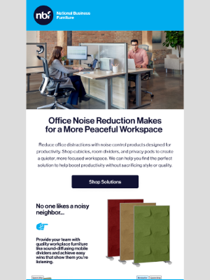 Quiet Solutions for Busy Workdays