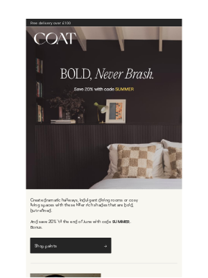 COAT Paints - Bold Shades That Nail The Brief