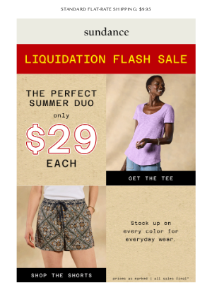 Sundance Catalog - FLASH SALE: The Perfect Summer Outfit 😎