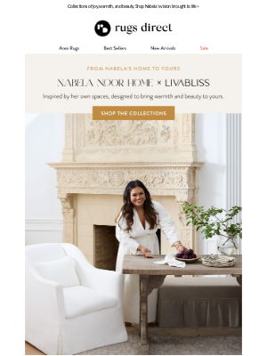 Rugs Direct - JUST LAUNCHED: Nabela Noor Home x Livabliss ✨