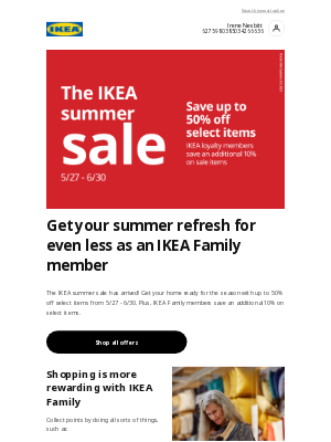 IKEA - The IKEA summer sale is going on now