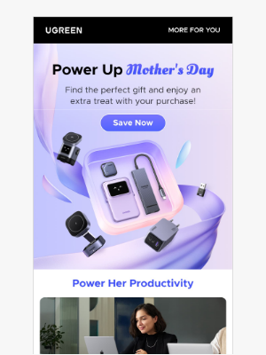 Ugreen - Power Up Mother's Day