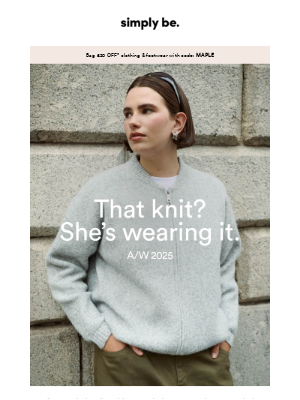 Simply Be (United Kingdom) - It's layering season ☕