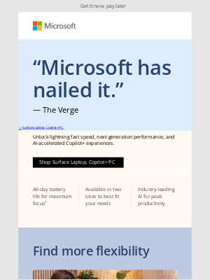 Microsoft - Unleash your potential with Surface Copilot+ PCs
