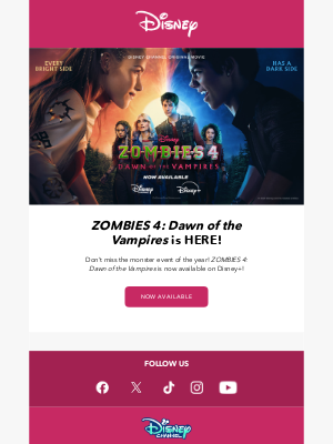 Disney World Resorts - Now Available ZOMBIES 4!