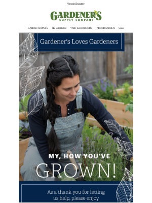 Gardener's Supply Company - Last Chance to Use Your Coupon! 💸