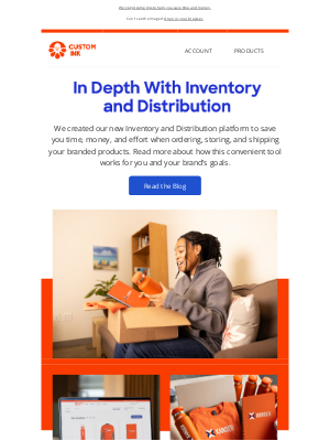 Custom Ink - Boost your business with our Inventory and Distribution platform