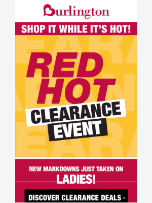 Burlington - THE SUMMER CLEARANCE EVENT IS HERE! ☀️